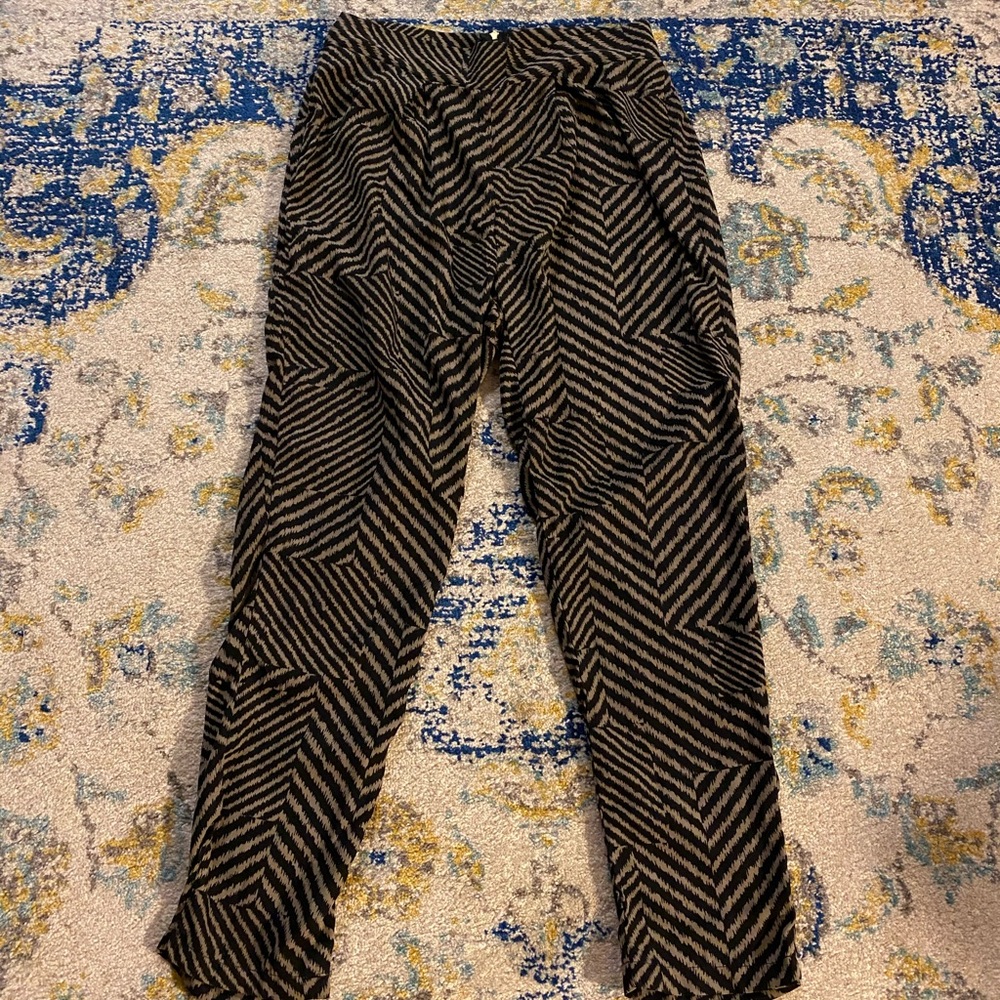 Striped Drop Crotch Pants